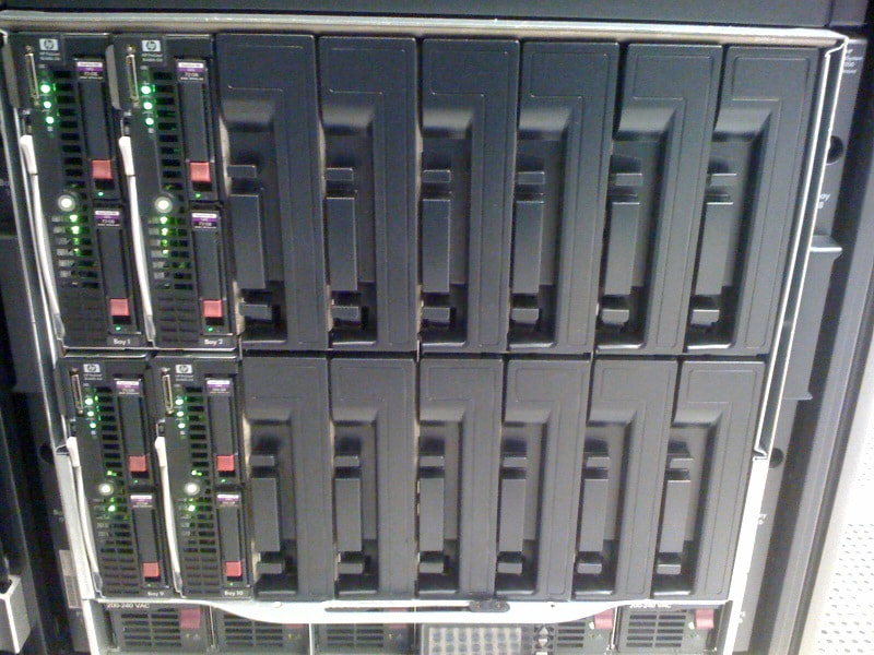 Blade servers and rack chassis